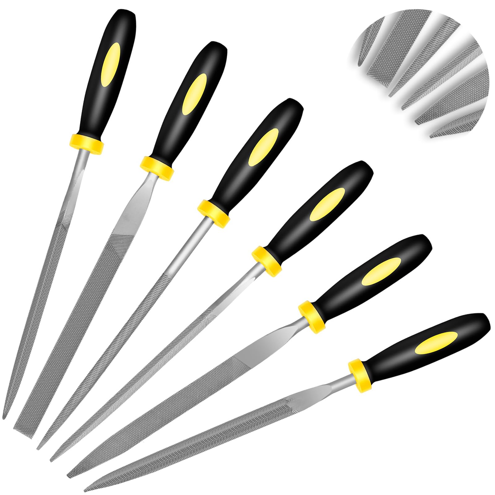 Amazon.com: IEGREMAR 6pcs Metal Needle File Set, Mini Hand Metal
